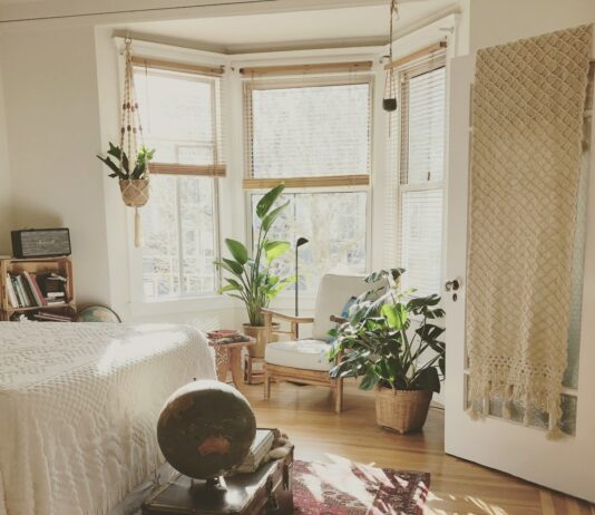알레르기 예방과 관리를 위한 팁 brown wooden framed white padded chair in between green indoor leaf plants inside bedroom